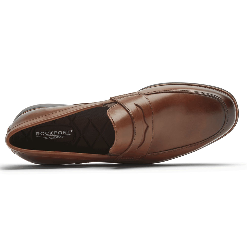 Rockport Mens Dress Shoes Brown - Total Motion Sport Penny - UK 978-TJHWLM